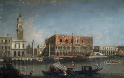Hertugpaladset. Ca. 1735-1740 af Francesco Albotto