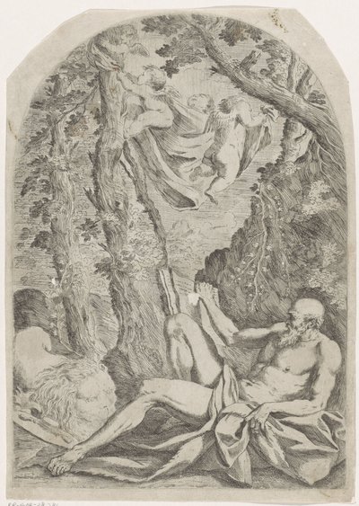 Sankt Jerome af Francesco Amato