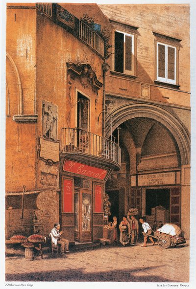Italien, Napoli, sæde for Porto Street af Francesco Aversano