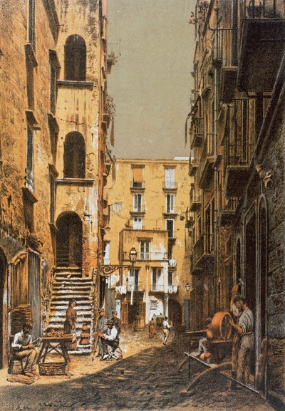 Vico Calderai Porto, i Napoli af Francesco Aversano