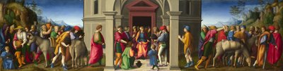 Joseph modtager sine brødre, ca 1515. af Francesco Bacchiacca
