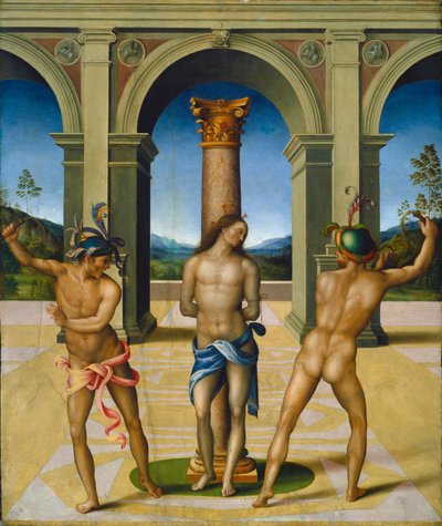 Kristi flagellation af Francesco Bacchiacca