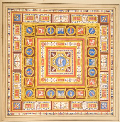 Holkham II. 23, folio fra album Ashby II (wc på papir) af Francesco Bartoli