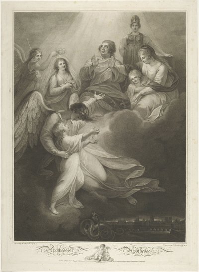 Apoteose af den franske kongefamilie af Francesco Bartolozzi