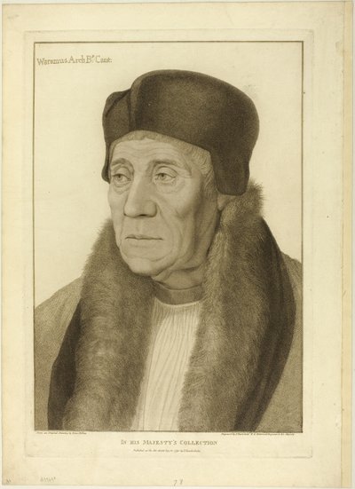 Ærkebiskop Warham af Francesco Bartolozzi