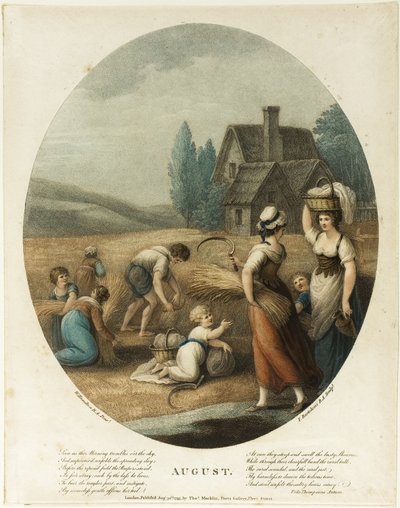 august af Francesco Bartolozzi
