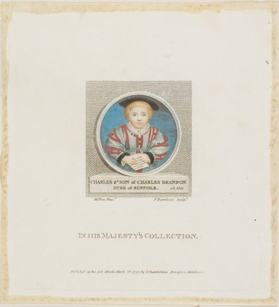 Charles Brandon af Francesco Bartolozzi