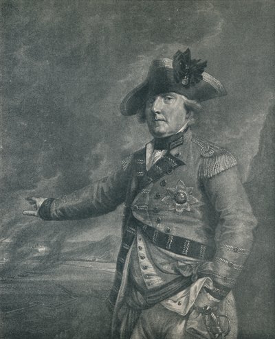 George Augustus Elliot Lord Heathfield, guvernør i Gibraltar, 1788 1909 af Francesco Bartolozzi