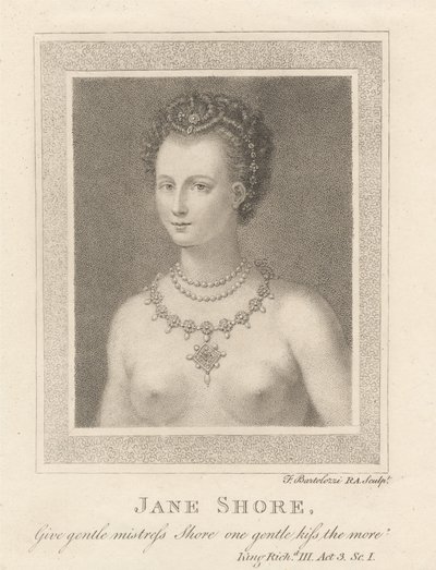 Jane Shore af Francesco Bartolozzi