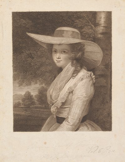 Lavinia Spencer (født Bingham), grevinde Spencer af Francesco Bartolozzi
