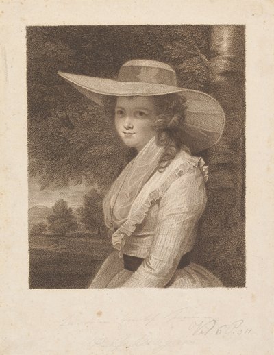 Lavinia Spencer (født Bingham), grevinde Spencer af Francesco Bartolozzi