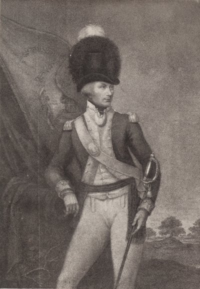 Oberstløjtn Cox, Bloomsbury Volunteers, 1700-tallet, 1909 af Francesco Bartolozzi