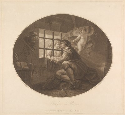 Lovelace i fængslet af Francesco Bartolozzi