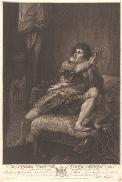 Hr. Keuible i rollen som kong Richard 3. af Francesco Bartolozzi