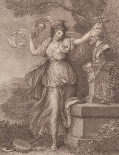 Fru Abington som Thalia, 20. august 1783. af Francesco Bartolozzi