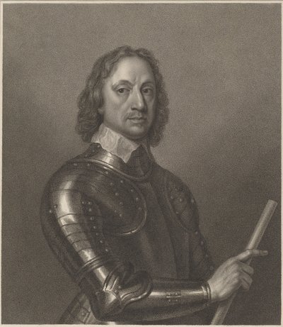 Oliver Cromwell, 1802. af Francesco Bartolozzi