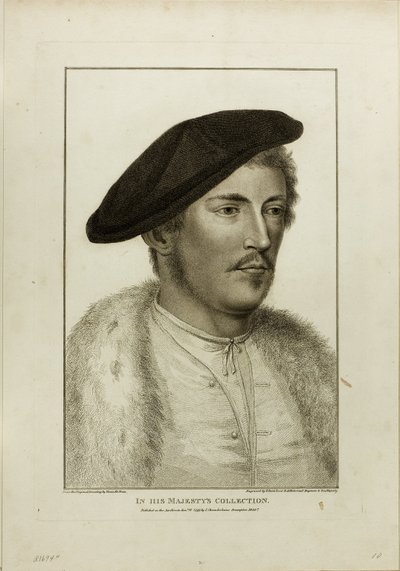 Portræt af en ung mand af Francesco Bartolozzi