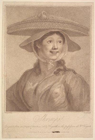Shrimps !, [March 25, 1782], reissued 1790. dani af Francesco Bartolozzi