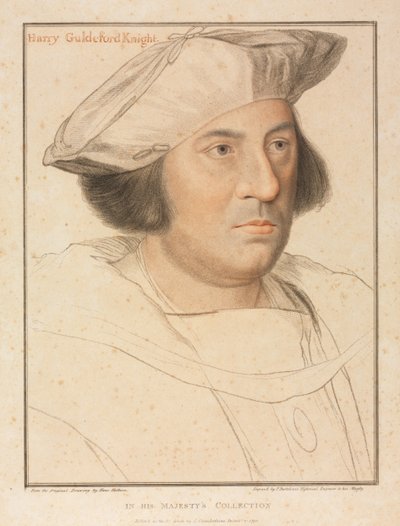 Sir Henhy Guldeford, 1792. af Francesco Bartolozzi