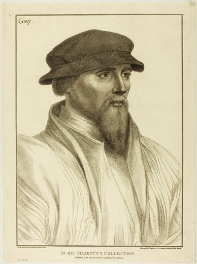 Sir John Gage af Francesco Bartolozzi