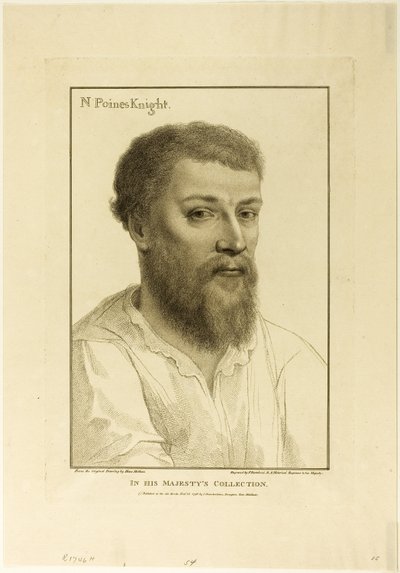 Sir Nicholas Poines af Francesco Bartolozzi