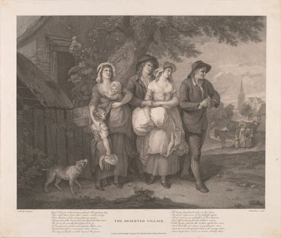 Den forladte landsby af Francesco Bartolozzi