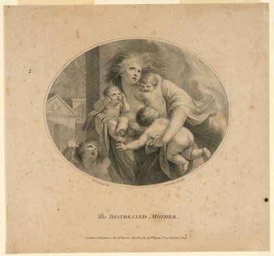 Den nødstedte Moder af Francesco Bartolozzi