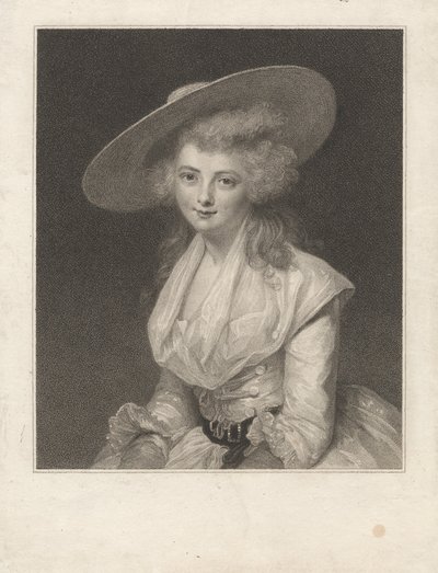 Den Hon. Frøken Bingham af Francesco Bartolozzi