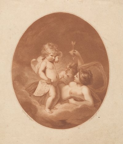 Venus tadelt Amor af Francesco Bartolozzi