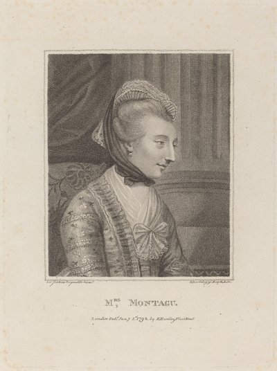 Fru Montague af Francesco Bartolozzi after Sir Joshua Reynolds
