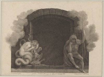 Dødens grav af Francesco Bartolozzi after Thomas Stothard