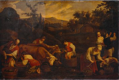 Efterår af Francesco Bassano the Younger