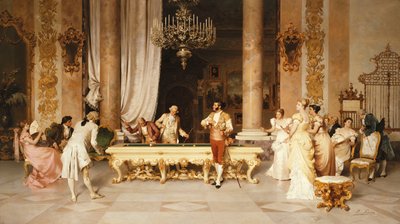 Et spil billard af Francesco Beda