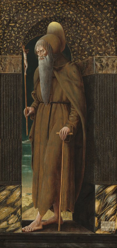 Sankt Jerome, ca. 14701475. af Francesco Benaglio
