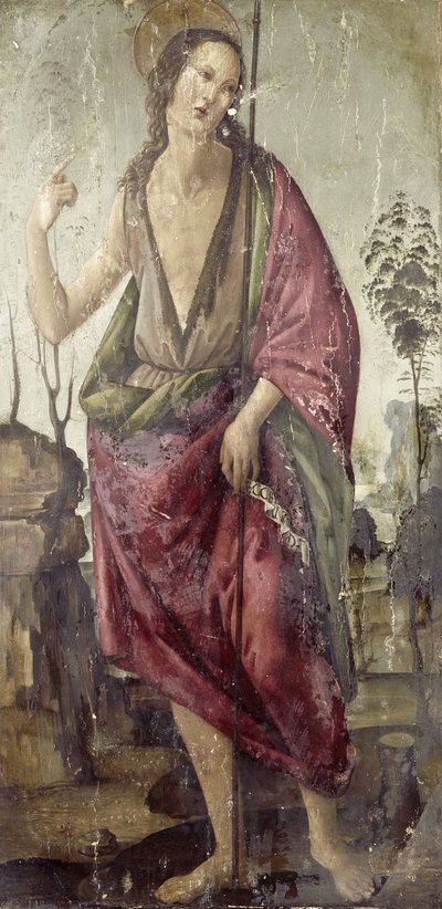 Johannes Døberen af Francesco Botticini (attributed to)