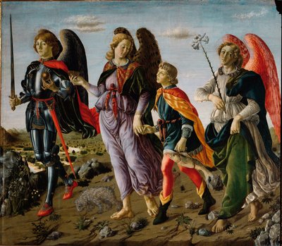 De tre ærkeengle og Tobit (maleri af Francesco Botticini