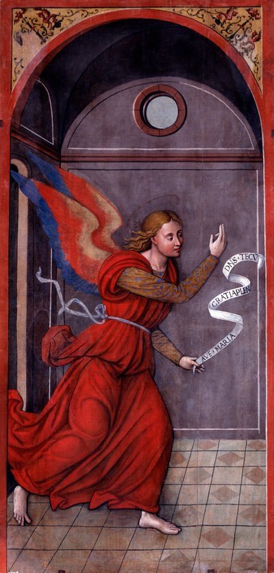 Bebudelse: Ærkeenglen Gabriel (maleri, omkring 1549) af Francesco Brea