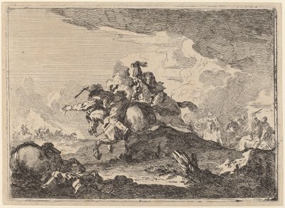 Kavaleri kamp af Francesco Casanova
