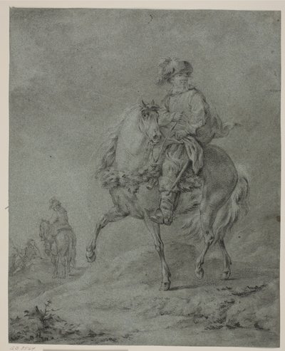 Ryttere i et landskab af Francesco Casanova