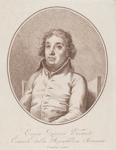 Ennio Quirino Visconti af Francesco Cecchini
