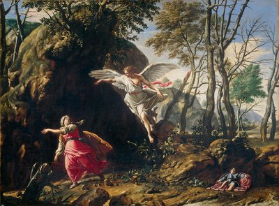 Hollandsk: Hagar og Ismael i ørkenen Hagar og Ismael i ørkenen af Francesco Cozza