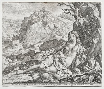 Den angrende Magdalen, 1650. af Francesco Cozza