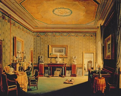 Salon i Barbierrini-huset, 1830-40