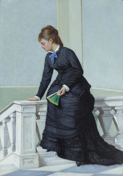 Den jaloux, ca. 1875-78 (olie på panel) af Francesco Folli