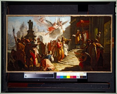Præsentation af Jomfru Maria af Francesco Fontebasso