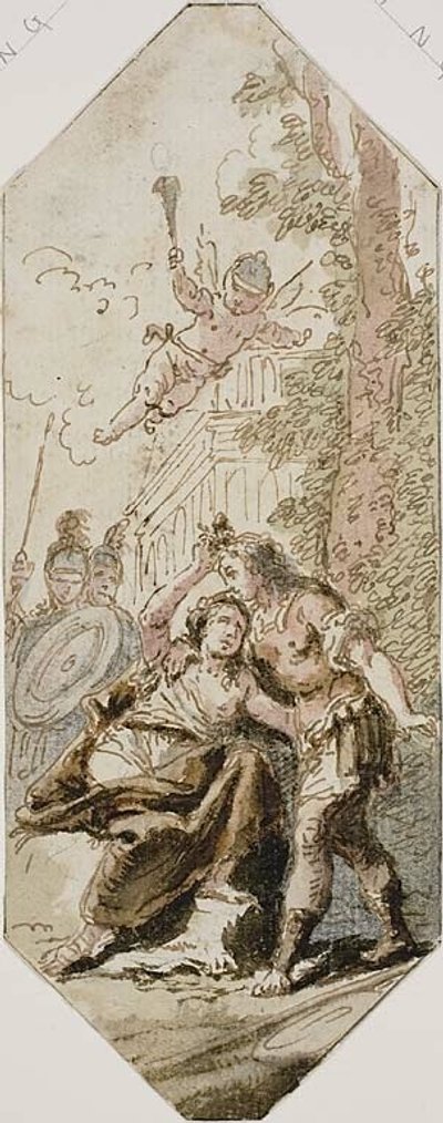 Rinaldo og Armida af Francesco Fontebasso