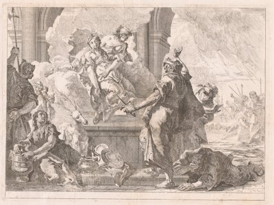 Iphigenia-offeret af Francesco Fontebasso
