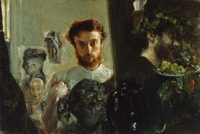 Selvportræt af Francesco Giovanni Mancini