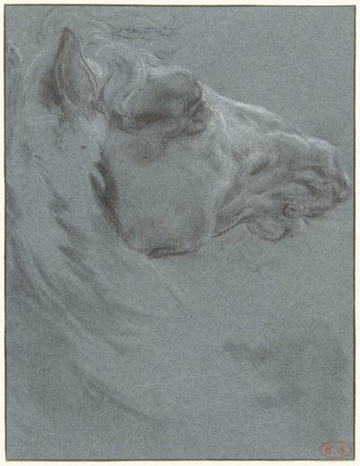 Hovedet på en hest af Francesco Giuseppe Casanova