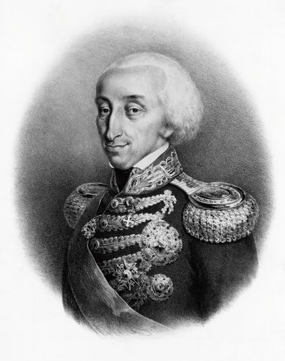 Portræt af Vittorio Emanuele I af Savoyen (1759-1824), konge af Sardinien af Francesco Gonin